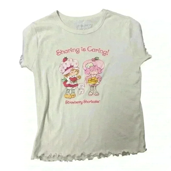NWT Y2K style baby doll Strawberry Shortcake T shirt size large. - Picture 3 of 9